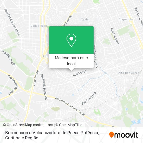 Borracharia e Vulcanizadora de Pneus Potência mapa