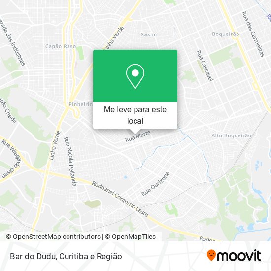Bar do Dudu mapa
