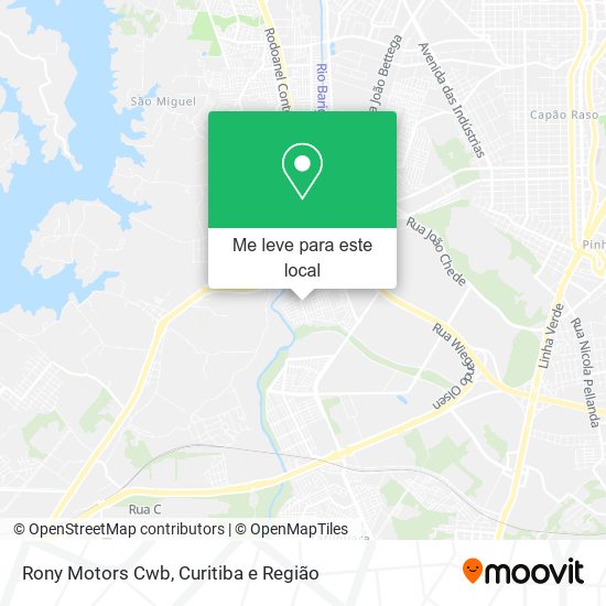 Rony Motors Cwb mapa