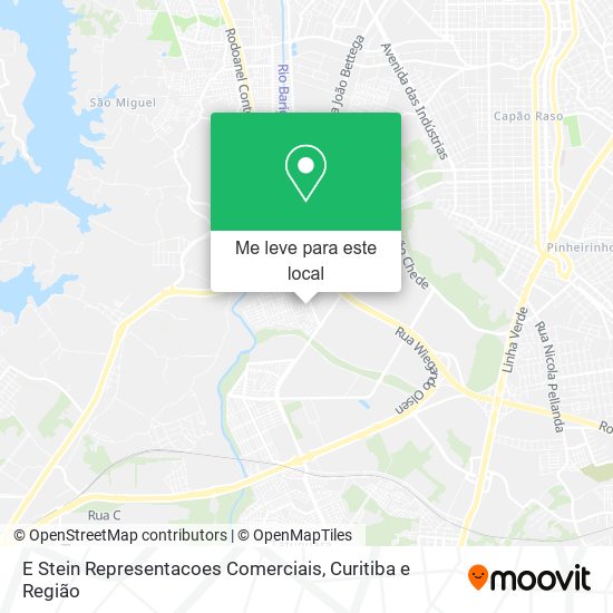 E Stein Representacoes Comerciais mapa