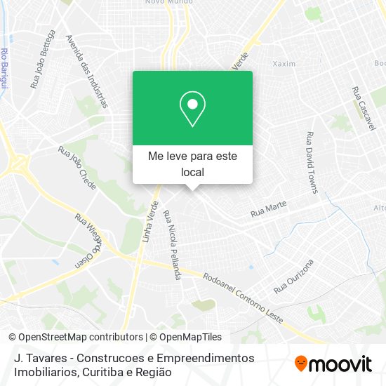 J. Tavares - Construcoes e Empreendimentos Imobiliarios mapa