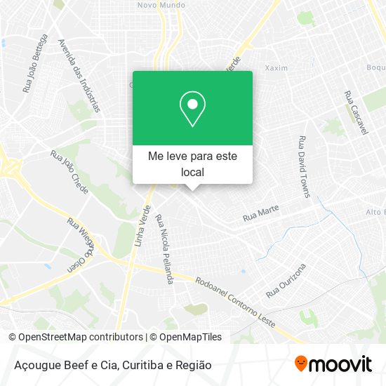 Açougue Beef e Cia mapa
