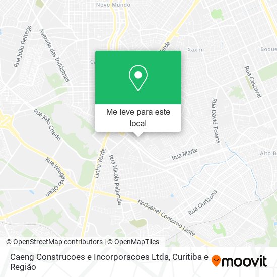 Caeng Construcoes e Incorporacoes Ltda mapa