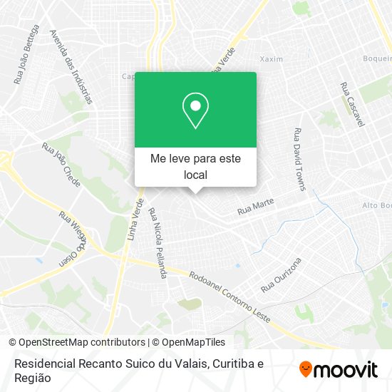 Residencial Recanto Suico du Valais mapa