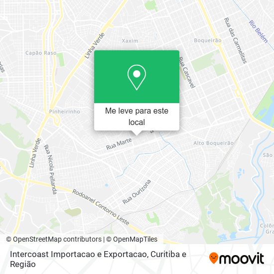 Intercoast Importacao e Exportacao mapa