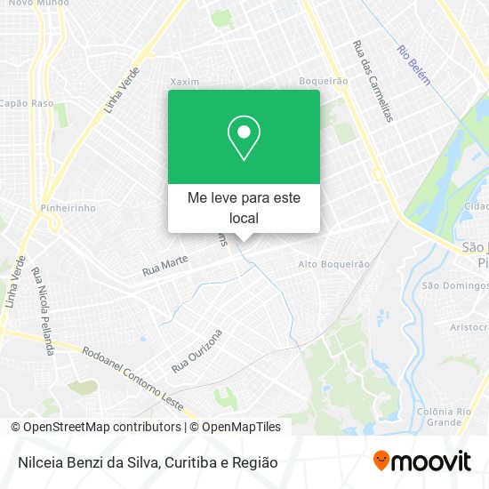 Nilceia Benzi da Silva mapa