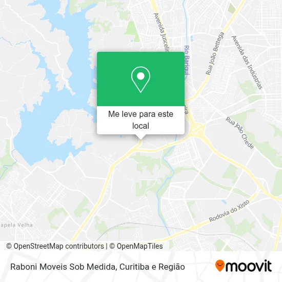 Raboni Moveis Sob Medida mapa
