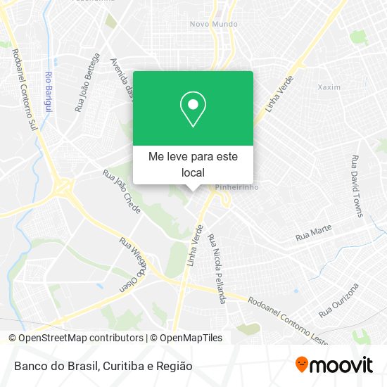 Banco do Brasil mapa