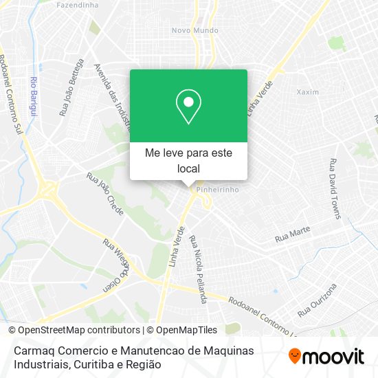 Carmaq Comercio e Manutencao de Maquinas Industriais mapa