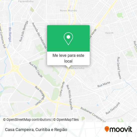 Casa Campeira mapa