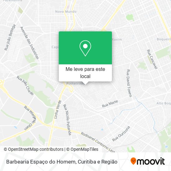 Barbearia Espaço do Homem mapa