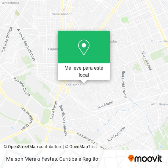 Maison Meraki Festas mapa