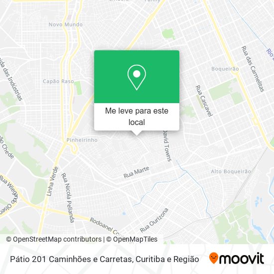 Pátio 201 Caminhões e Carretas mapa