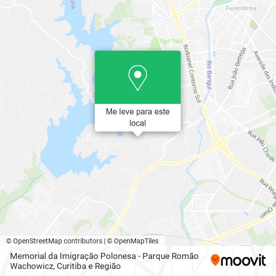 Memorial da Imigração Polonesa - Parque Romão Wachowicz mapa