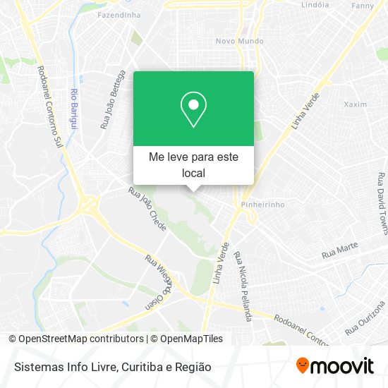 Sistemas Info Livre mapa
