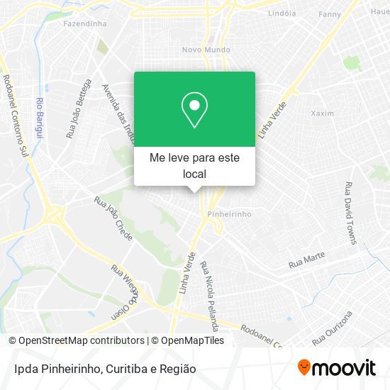 Ipda Pinheirinho mapa