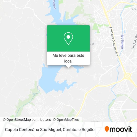 Capela Centenária São Miguel mapa