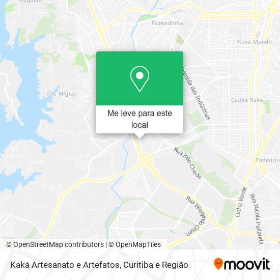 Kaká Artesanato e Artefatos mapa