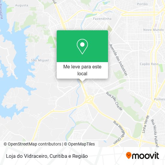 Loja do Vidraceiro mapa