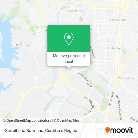 Serralheria Sobrinho mapa
