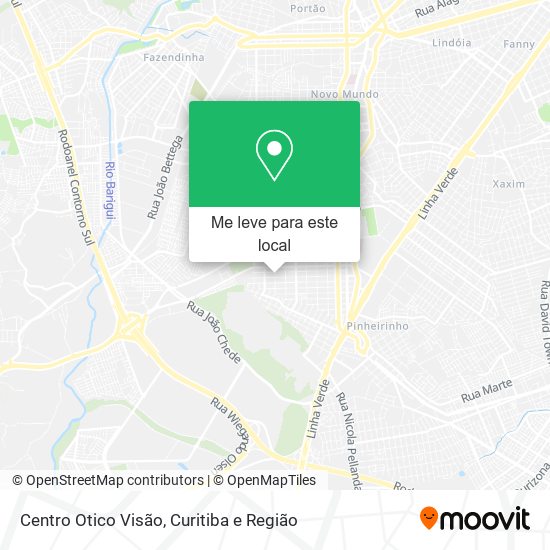 Centro Otico Visão mapa