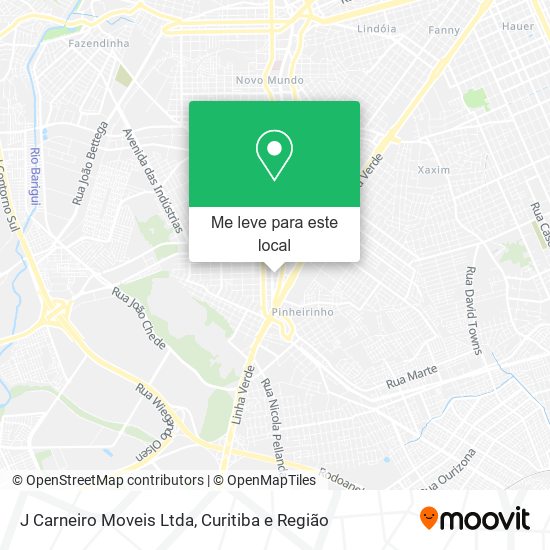 J Carneiro Moveis Ltda mapa