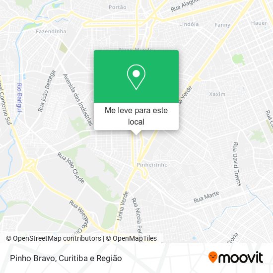 Pinho Bravo mapa