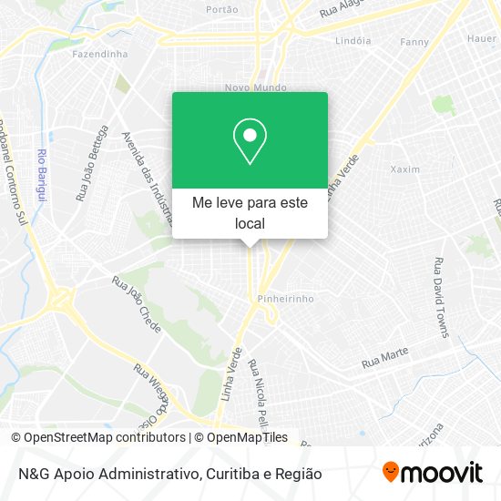 N&G Apoio Administrativo mapa