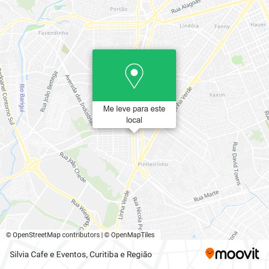 Silvia Cafe e Eventos mapa