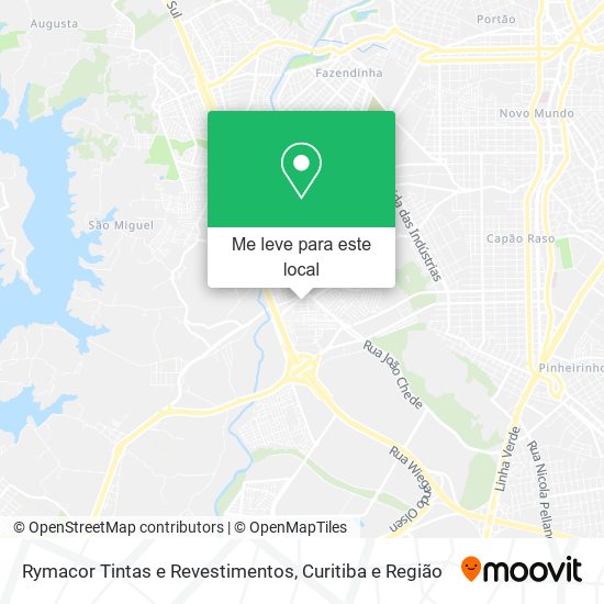 Rymacor Tintas e Revestimentos mapa