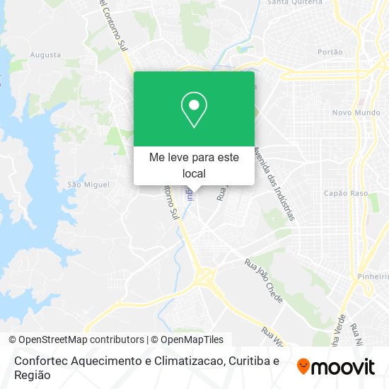 Confortec Aquecimento e Climatizacao mapa