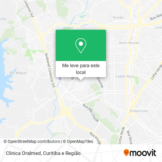 Clínica Oralmed mapa