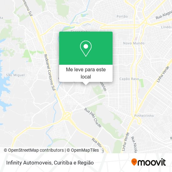 Infinity Automoveis mapa