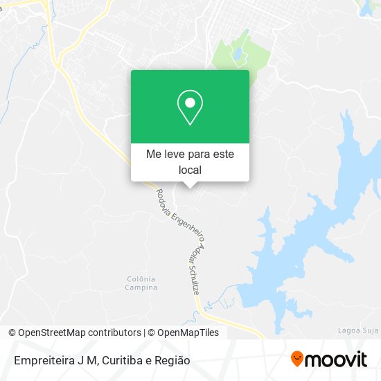 Empreiteira J M mapa