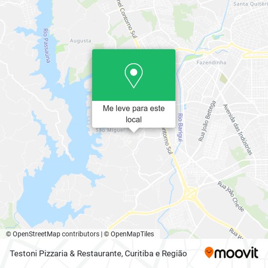 Testoni Pizzaria & Restaurante mapa