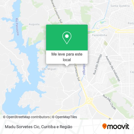 Madu Sorvetes Cic mapa