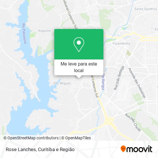 Rose Lanches mapa