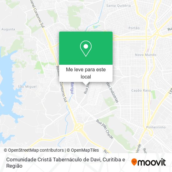 Comunidade Cristã Tabernáculo de Davi mapa