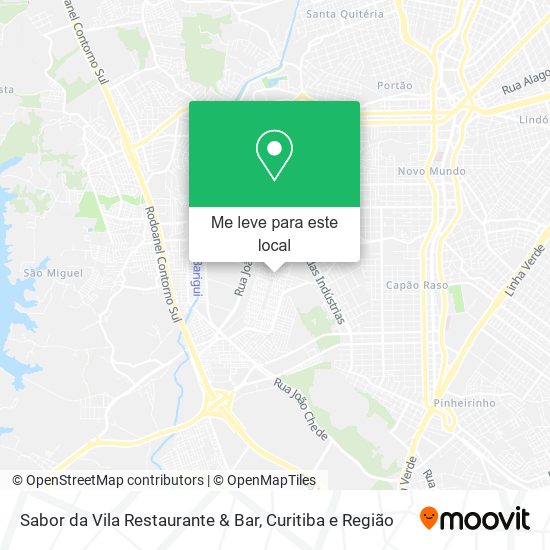 Sabor da Vila Restaurante & Bar mapa
