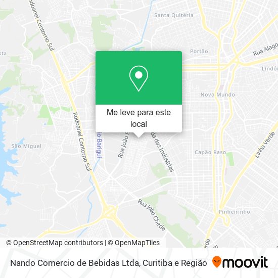 Nando Comercio de Bebidas Ltda mapa