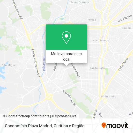 Condomínio Plaza Madrid mapa
