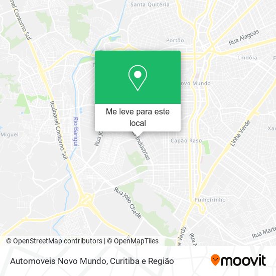 Automoveis Novo Mundo mapa