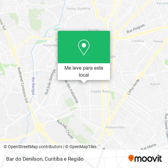 Bar do Denilson mapa