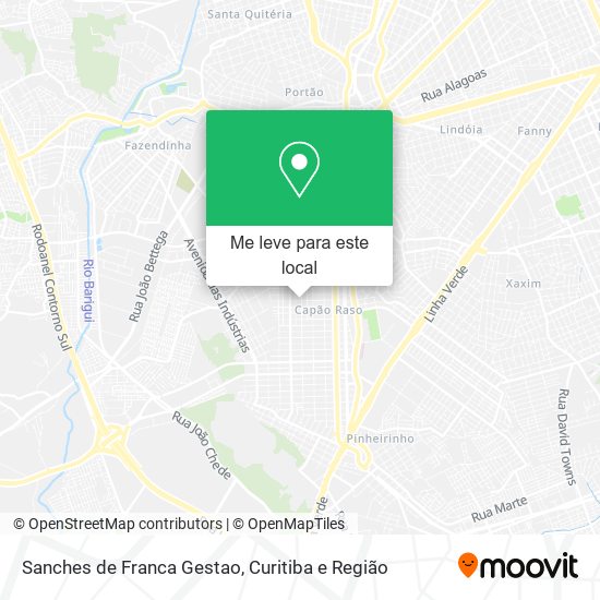Sanches de Franca Gestao mapa