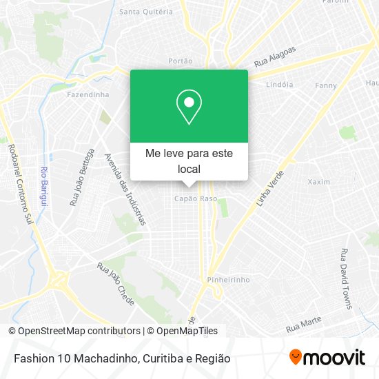 Fashion 10 Machadinho mapa
