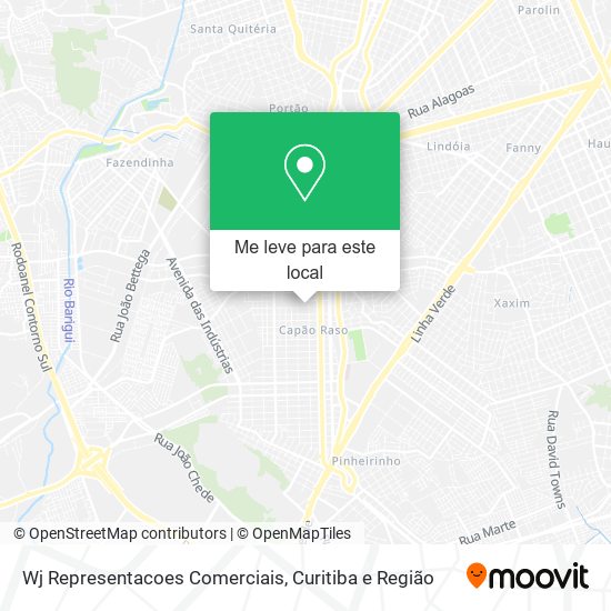 Wj Representacoes Comerciais mapa