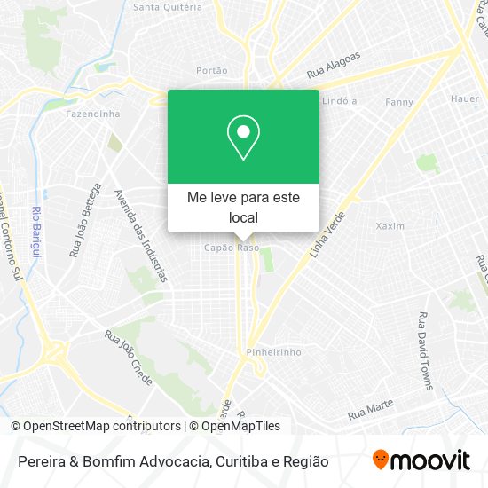 Pereira & Bomfim Advocacia mapa