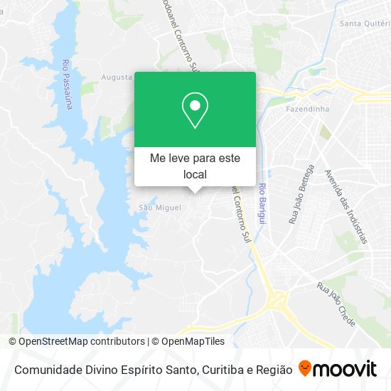 Comunidade Divino Espírito Santo mapa