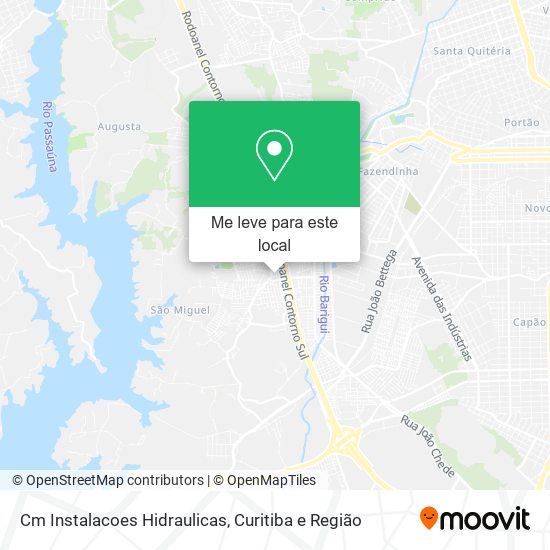 Cm Instalacoes Hidraulicas mapa