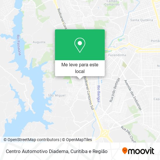 Centro Automotivo Diadema mapa